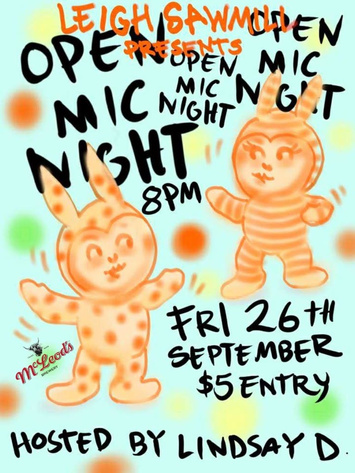 Open Mic Night at the Leigh Sawmill Cafe