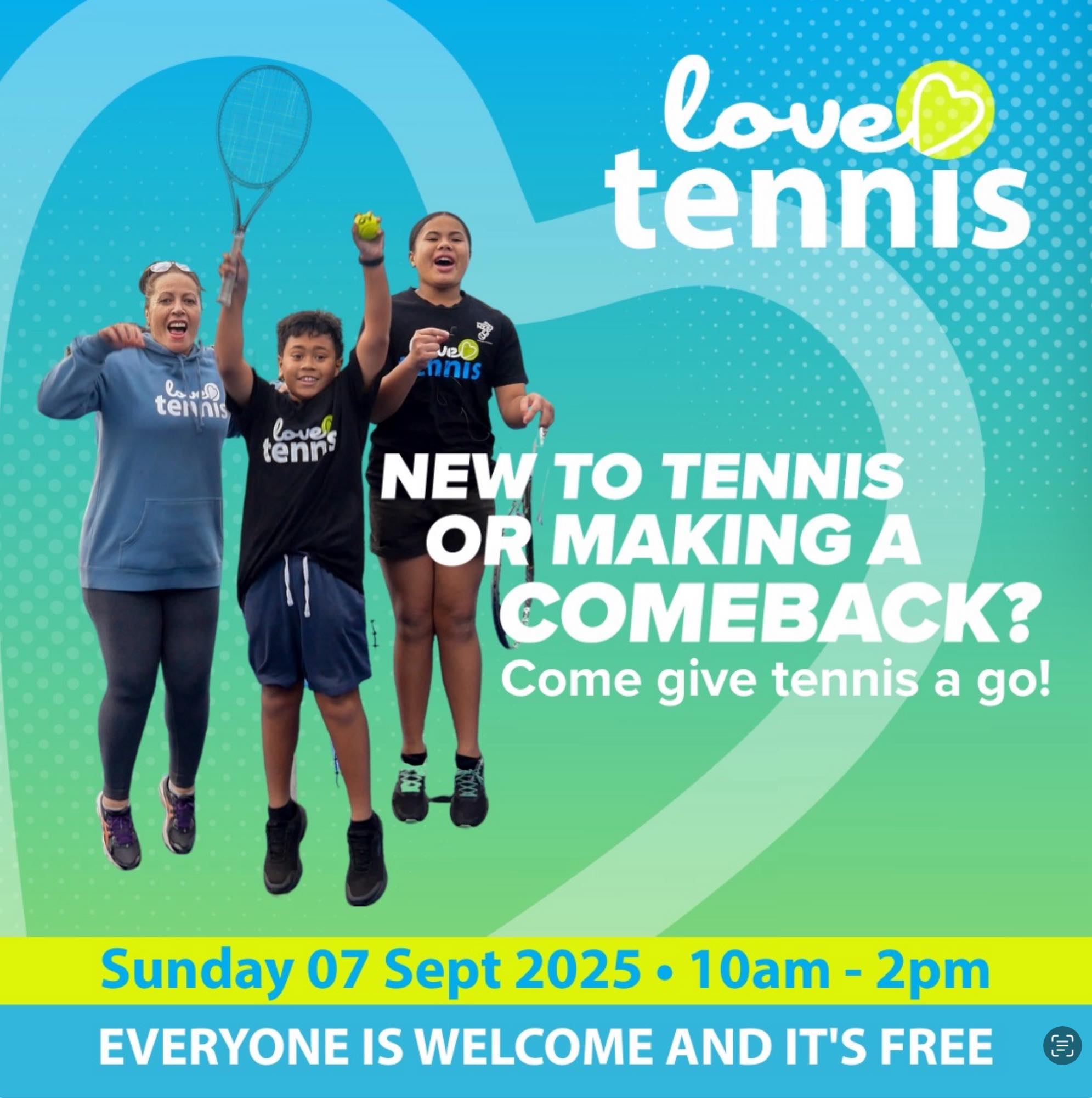Give Tennis a Go For Free This Spring @ Mahurangi East Tennis Club