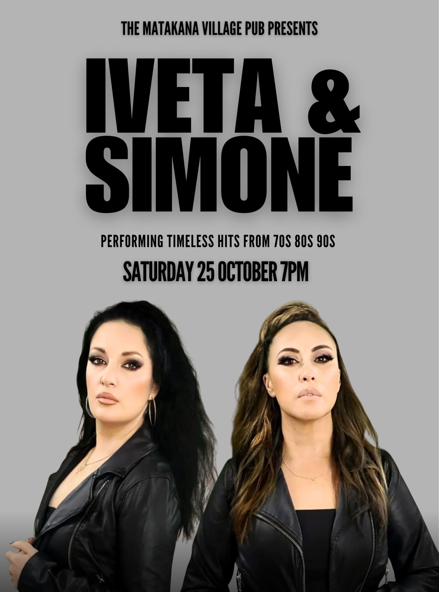Iveta & Simone Performing @ The Matakana Village Pub This Labour Weekend!