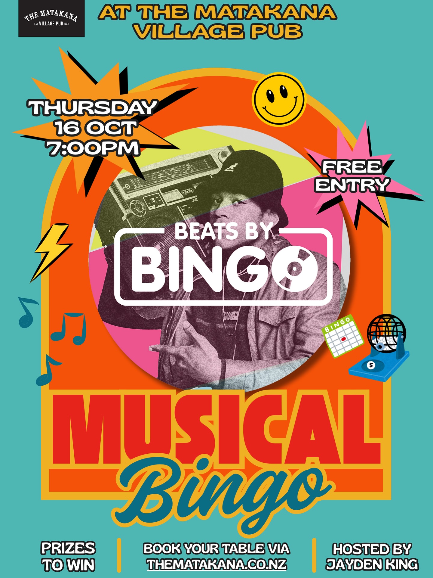 Beats By Bingo @ The Matakana Village Pub
