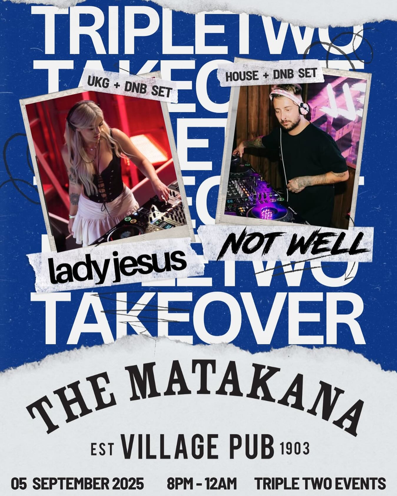 Triple Two Takeover @ The Matakana Village Pub