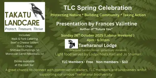 Takatu Landcare - Spring Celebration