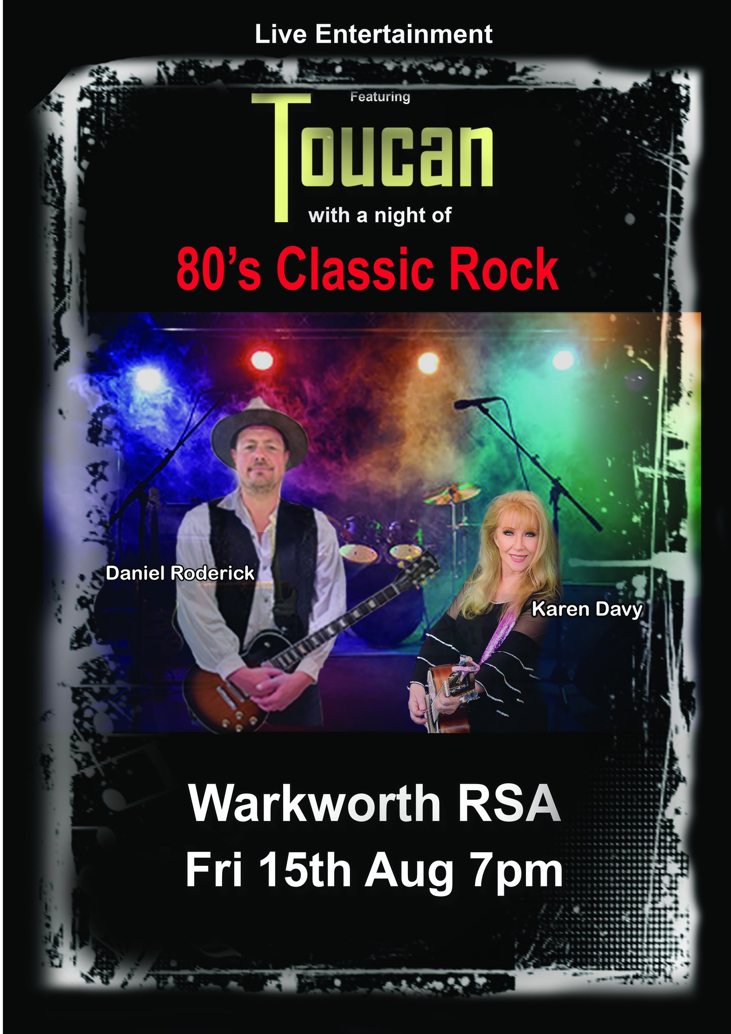 Toucan Playing Live @ The Warkworth RSA This Friday!!