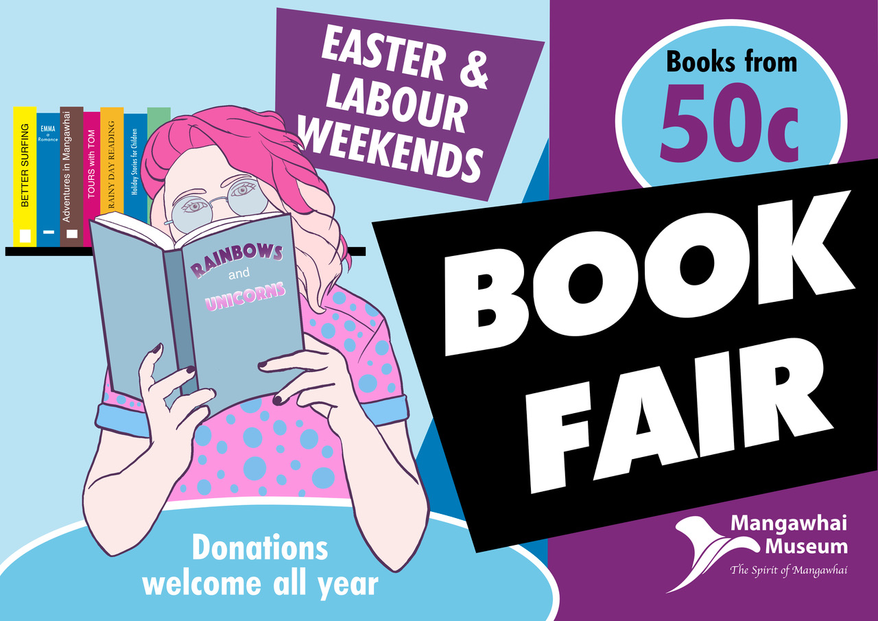 Labour Weekend Book Fair at The Mangawhai Museum 