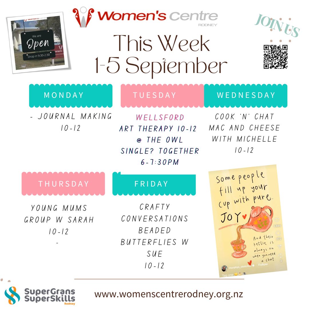 This Week @ Women's Centre Rodney