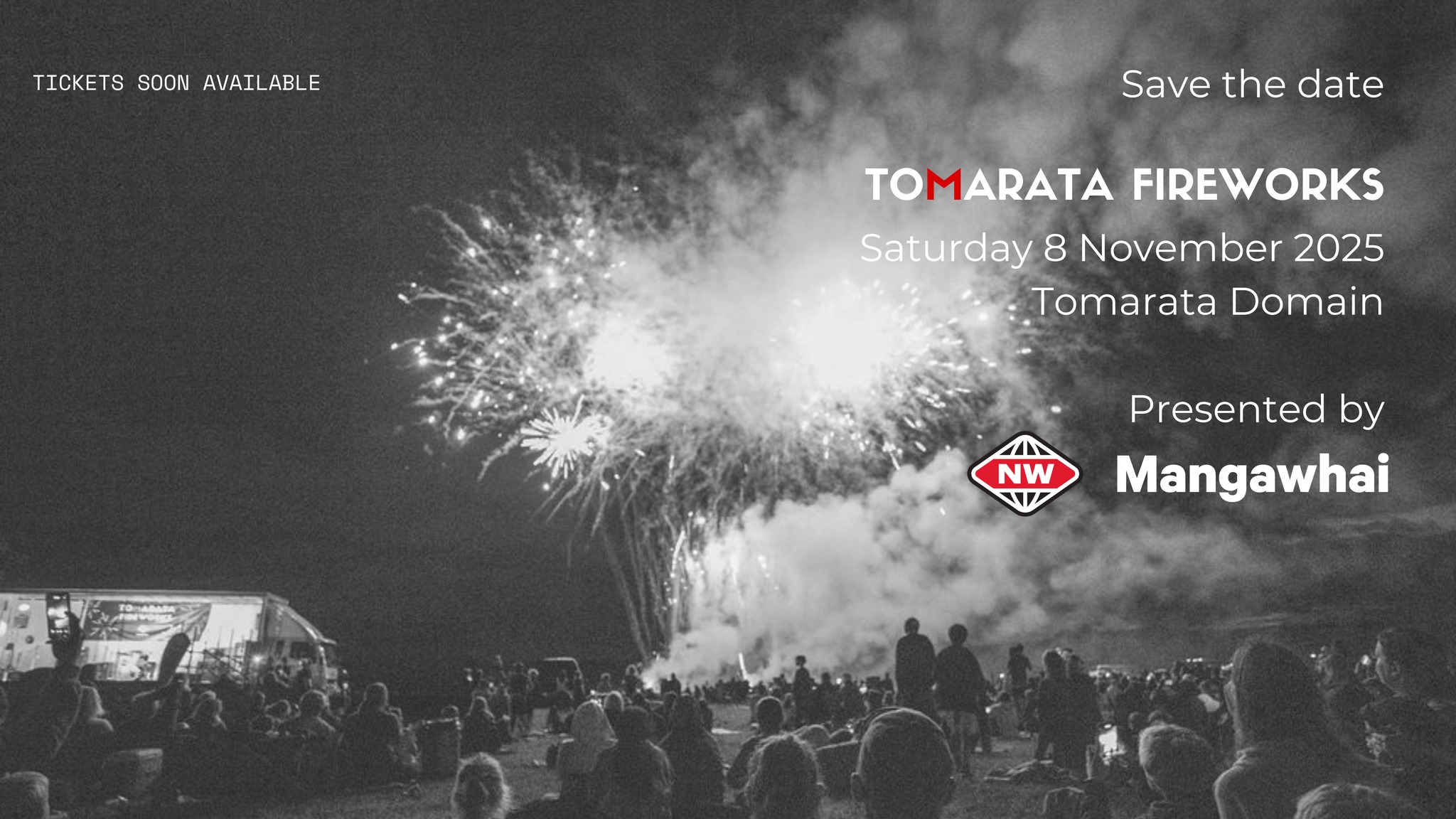 Tomarata Fireworks 2025 - SAVE THE DATE!!!