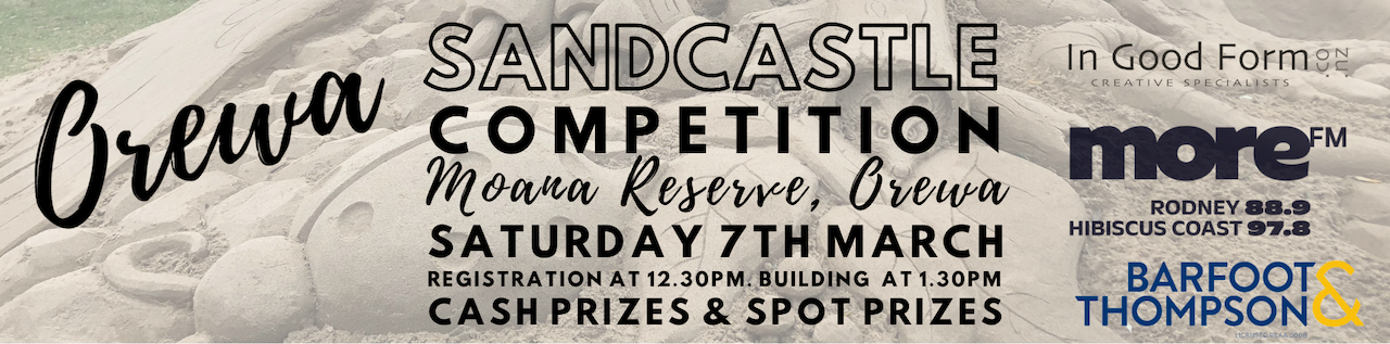 Orewa Beach Sandcastle Competition