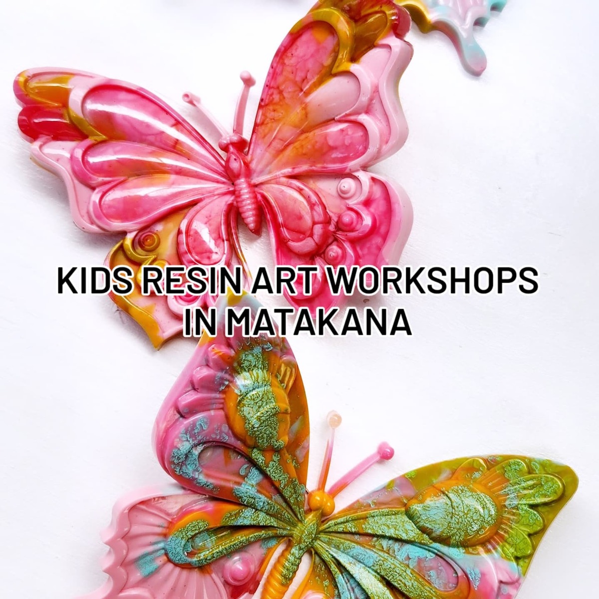 Kids Resin Art Workshops This April School Holidays - Two Dates