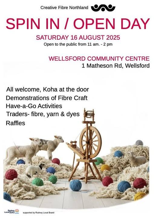 Creative Fibre (Northland Branch) Spin-In & Open Day