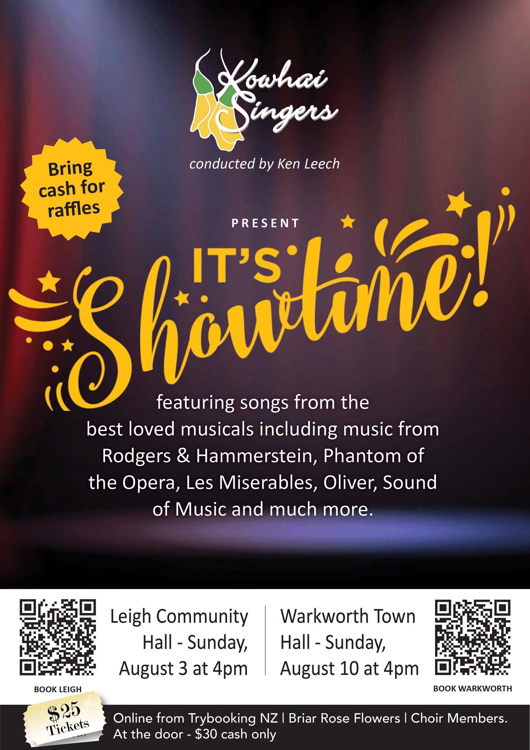 The Kowhai Singers Present - It's Showtime! (Warkworth Town Hall)