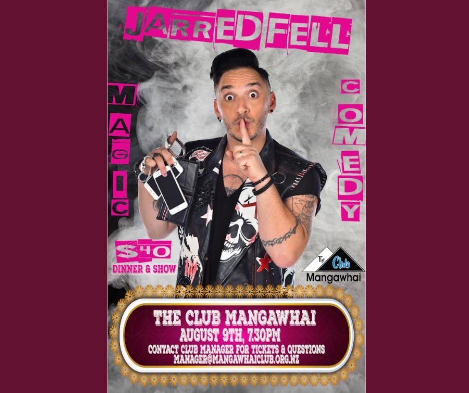 Jarred Fell at The Club, Mangawhai