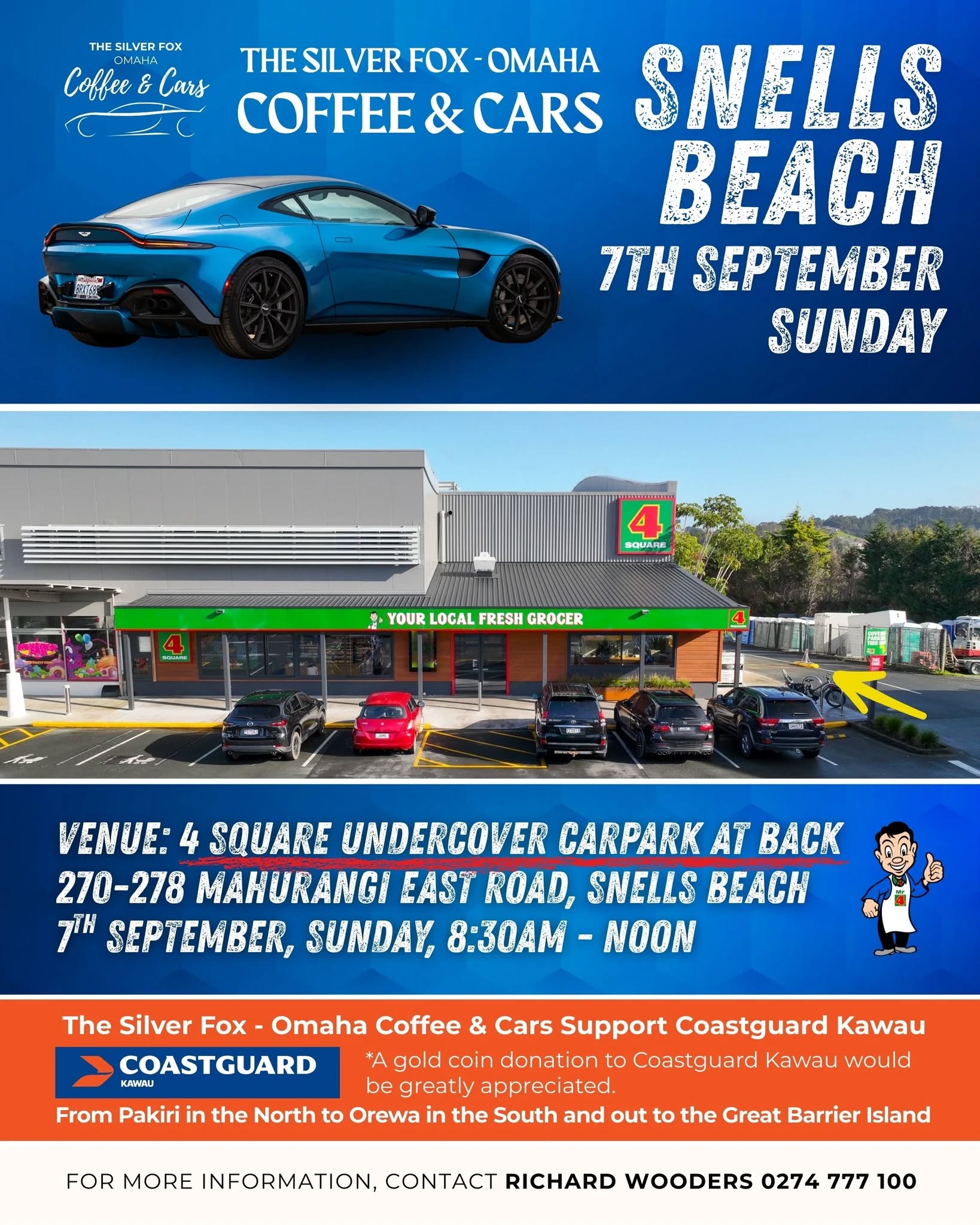 Coffee & Cars #4 In Snells Beach This September