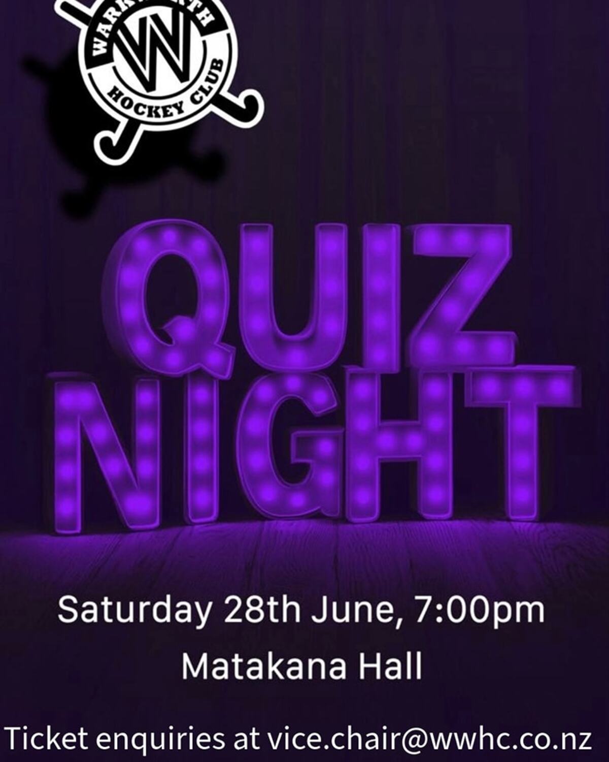 Warkworth Hockey Club - Quiz Night