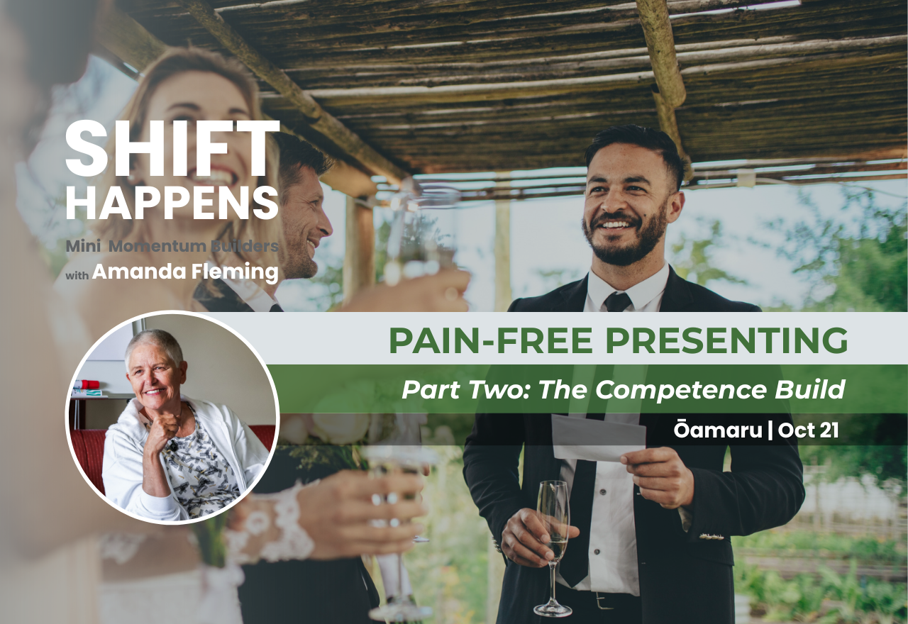 Shift Happens: Pain-Free Presenting  2 | The Competence Build