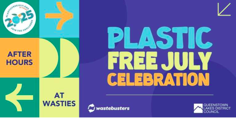 Plastic Free July Celebration at Wasties