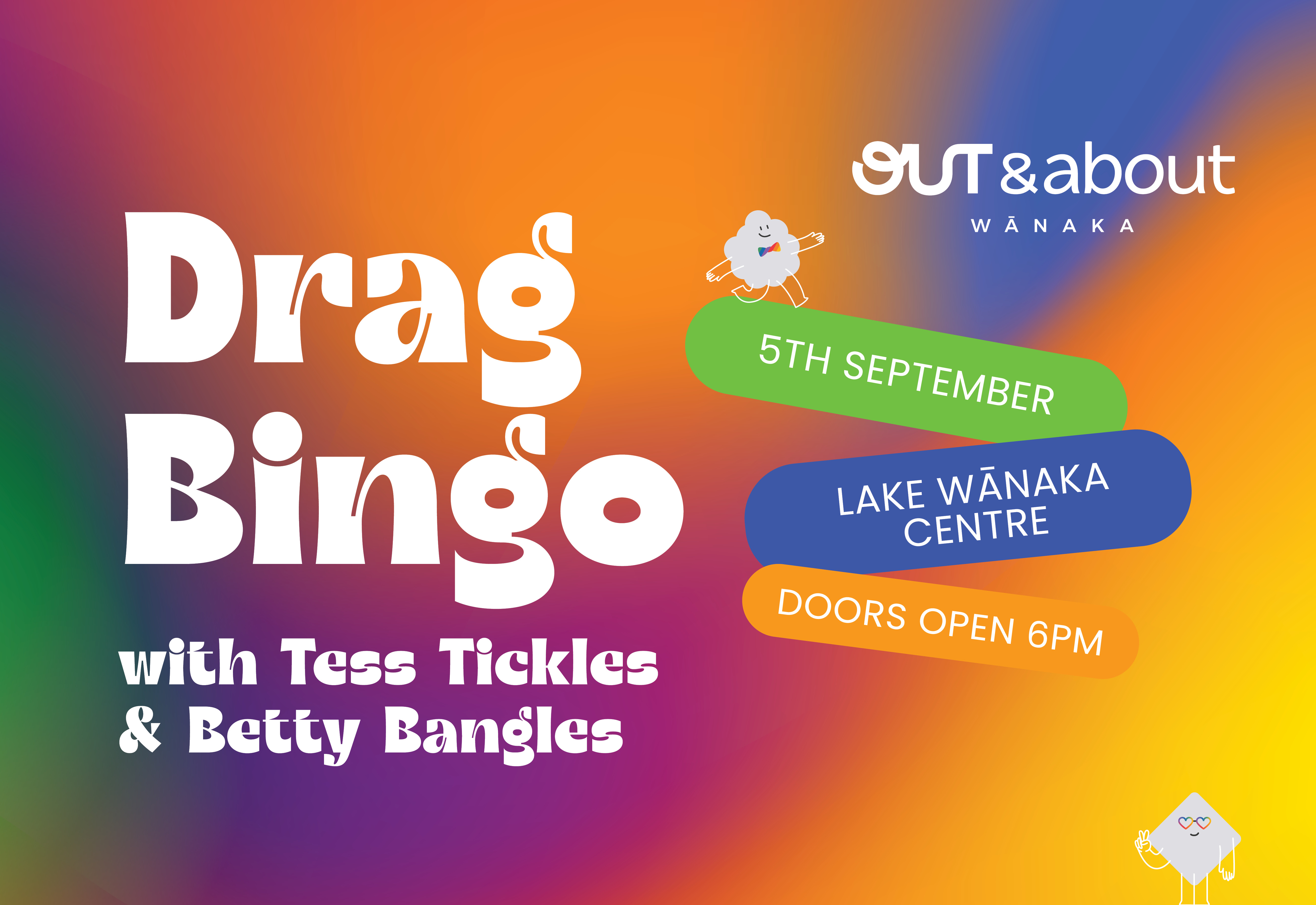 Drag Bingo with Tess Tickles and Betty Bagles 