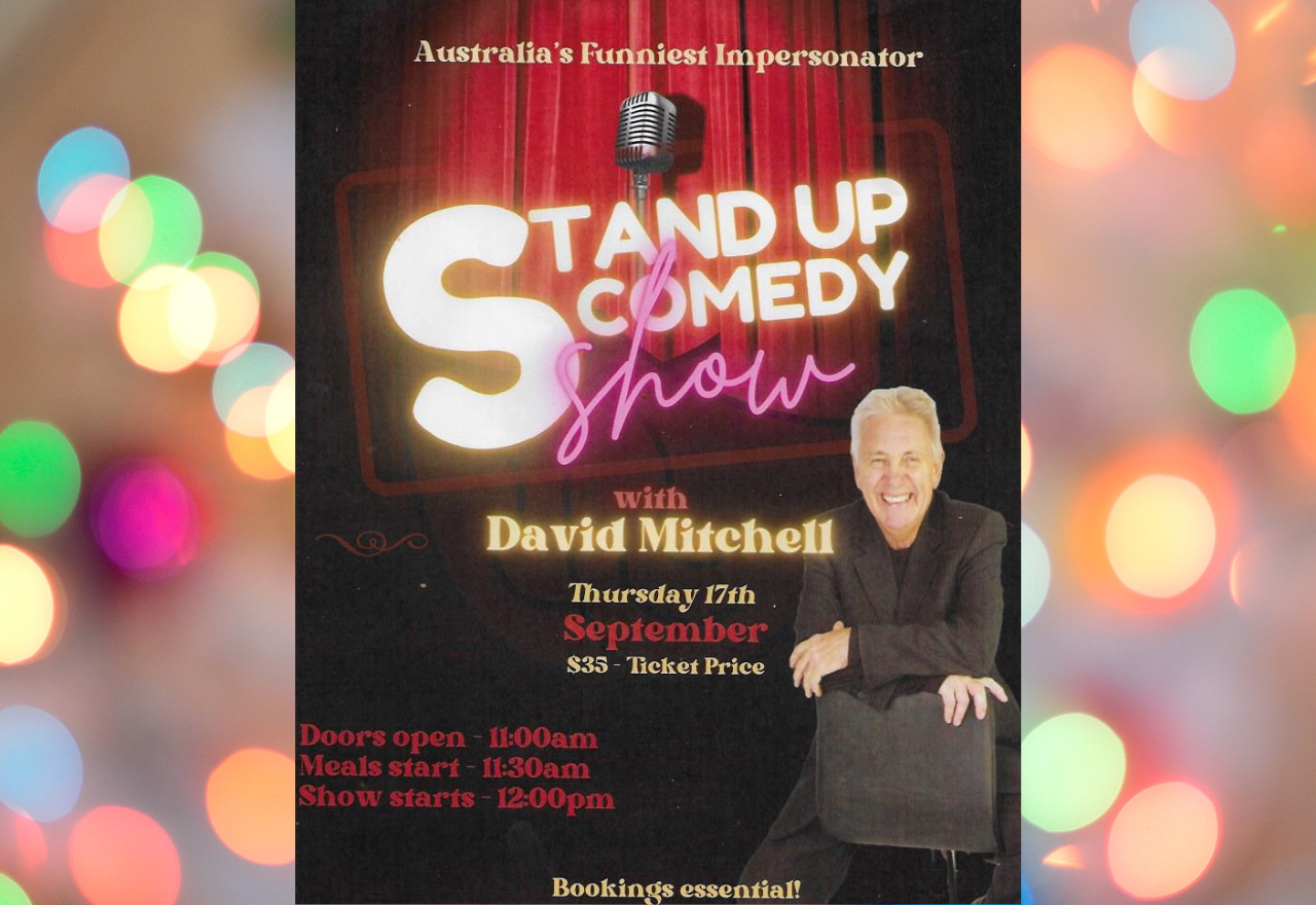 Lismore Heights Sports Club - David Mitchell - Stand up Comedy