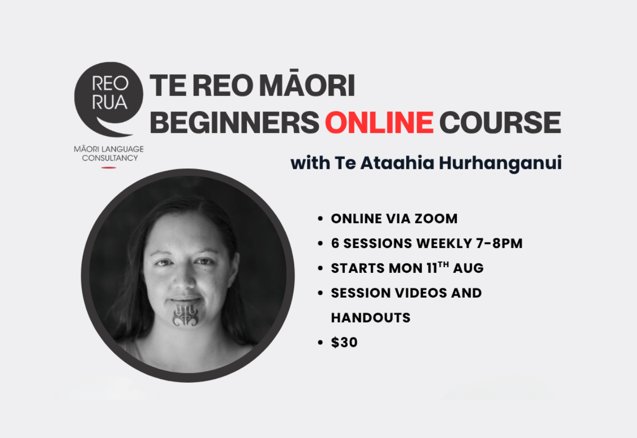   Te reo Māori beginners online course