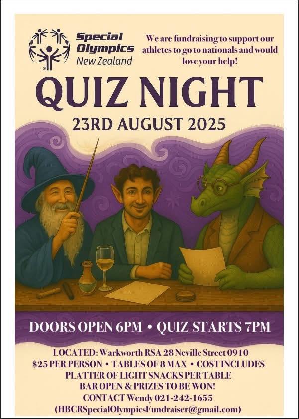 Special Olympics Quiz Night