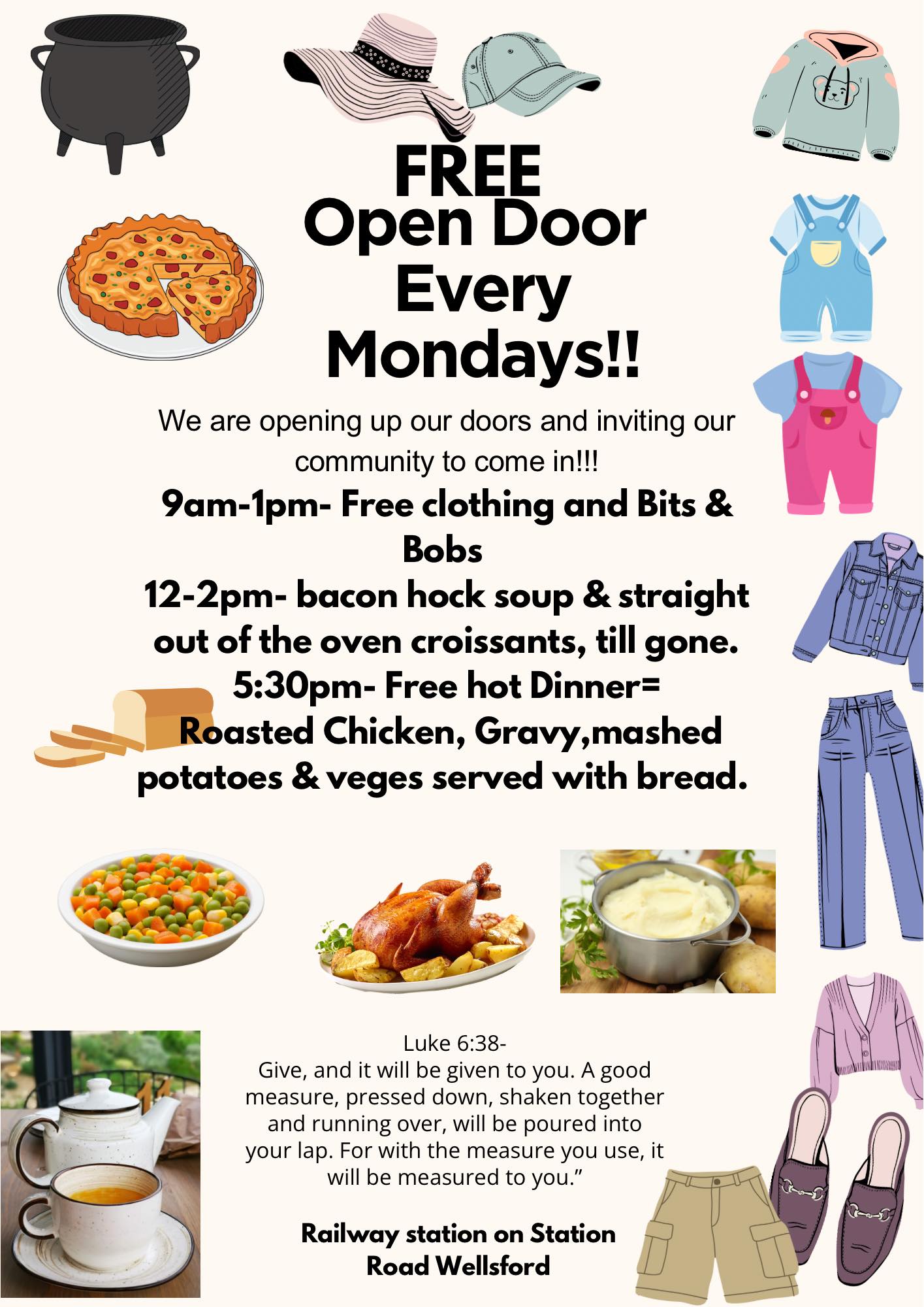 Church of Purpose Wellsford - Open Door Every Monday