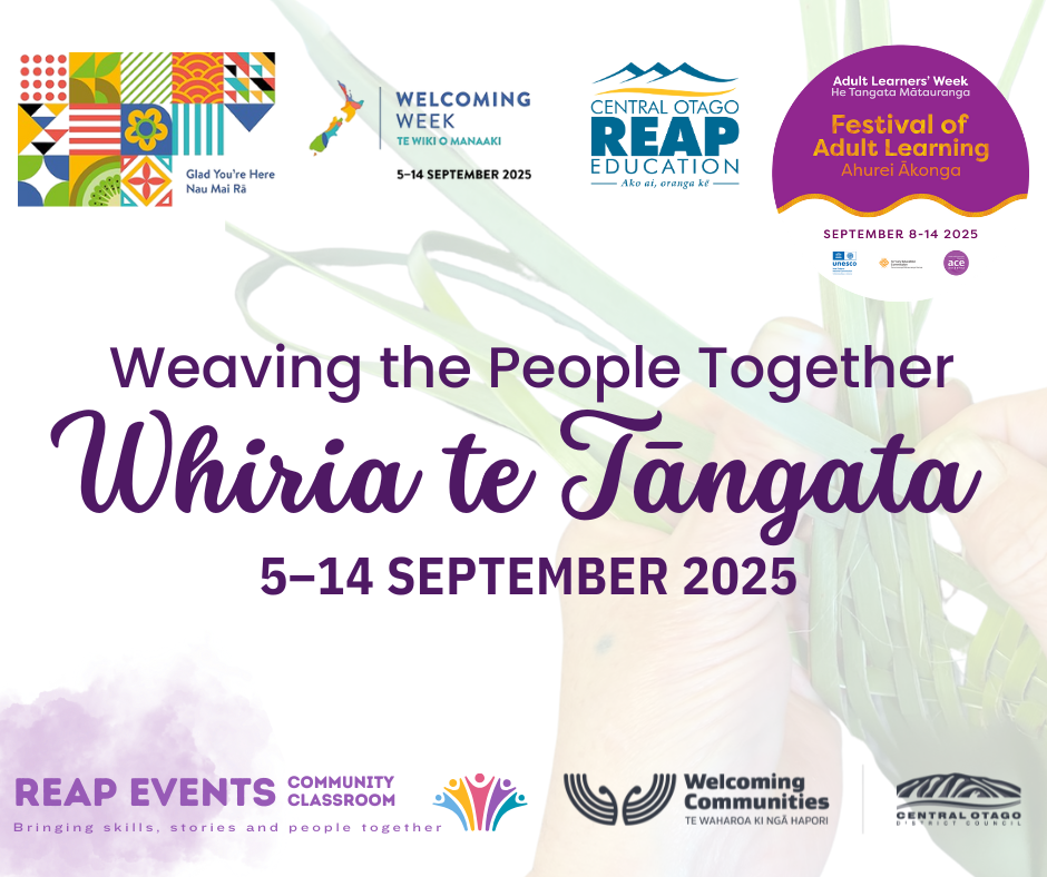 Weaving The People Together - Māniototo REAP Day