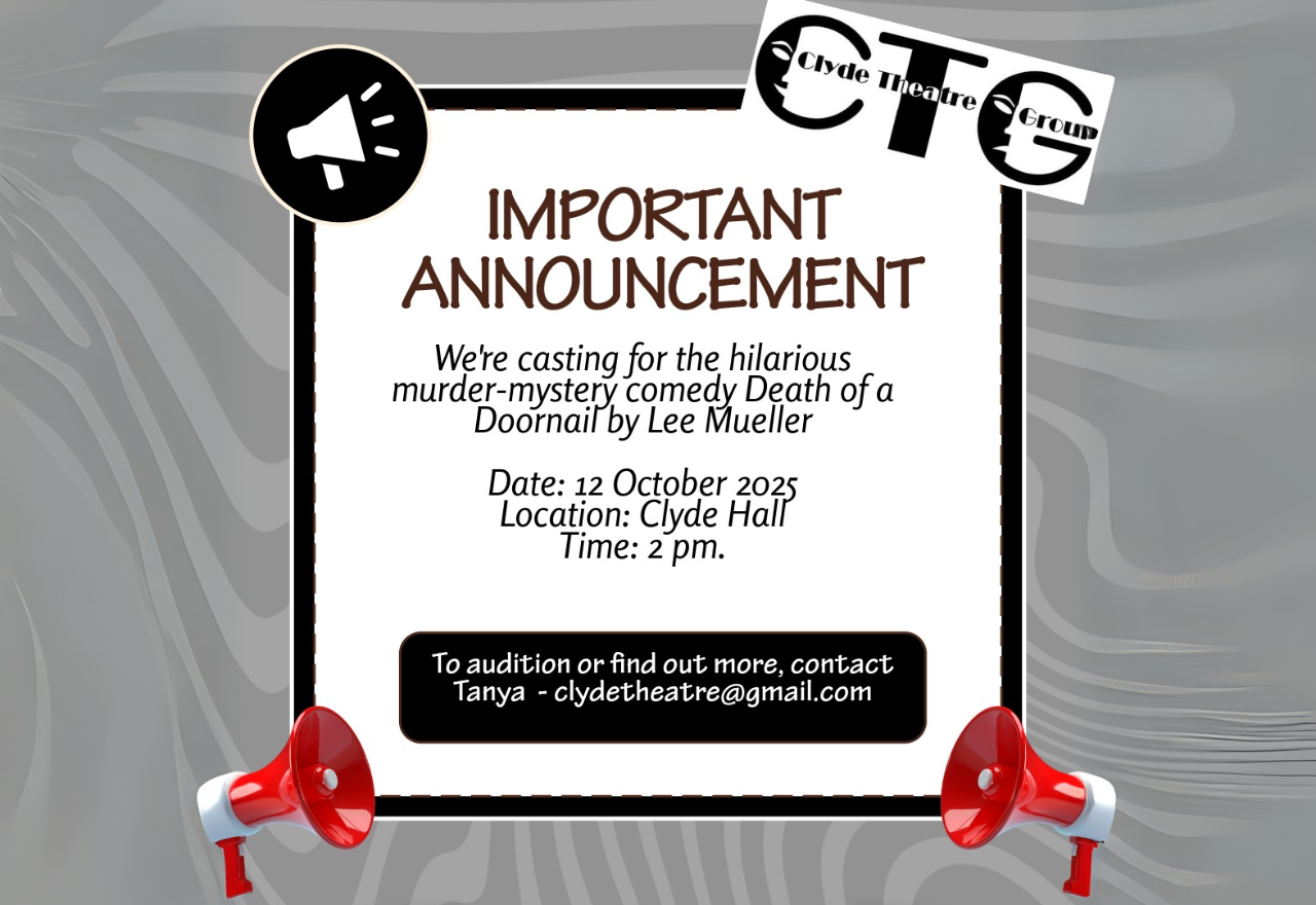Casting Auditions – Death of a Doornail