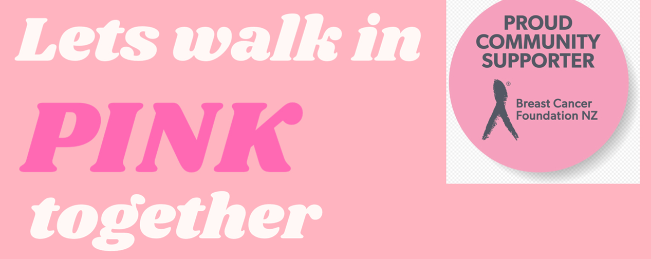 Pink walk fundraiser. Everyone welcome!