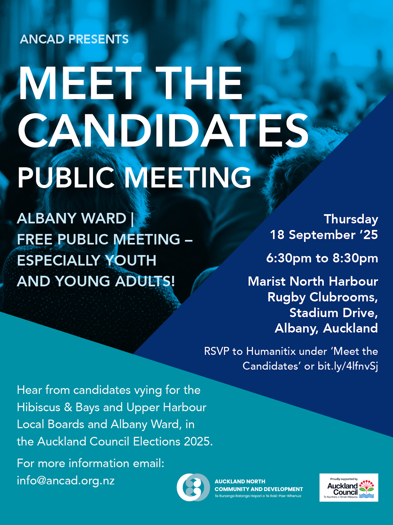 Meet the Candidates - Free Public Meeting (Albany Ward)