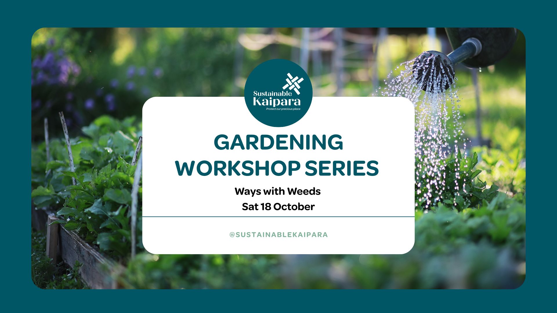 Gardening Workshop Series - Ways with Weeds with Judy Keats 
