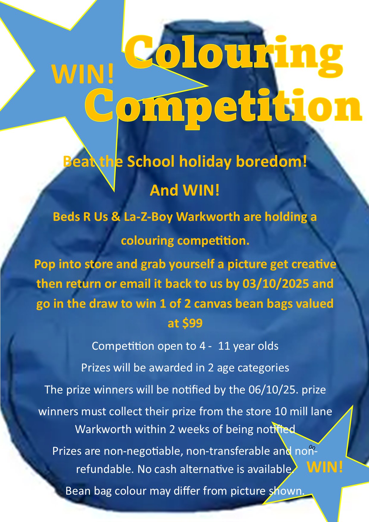Colouring Competition These School Holidays