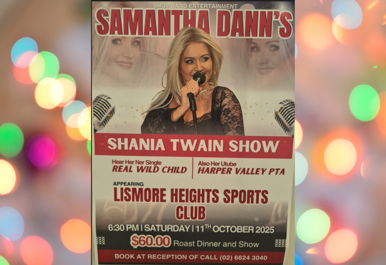 Lismore Heights Sports Club - Shania Twain Show