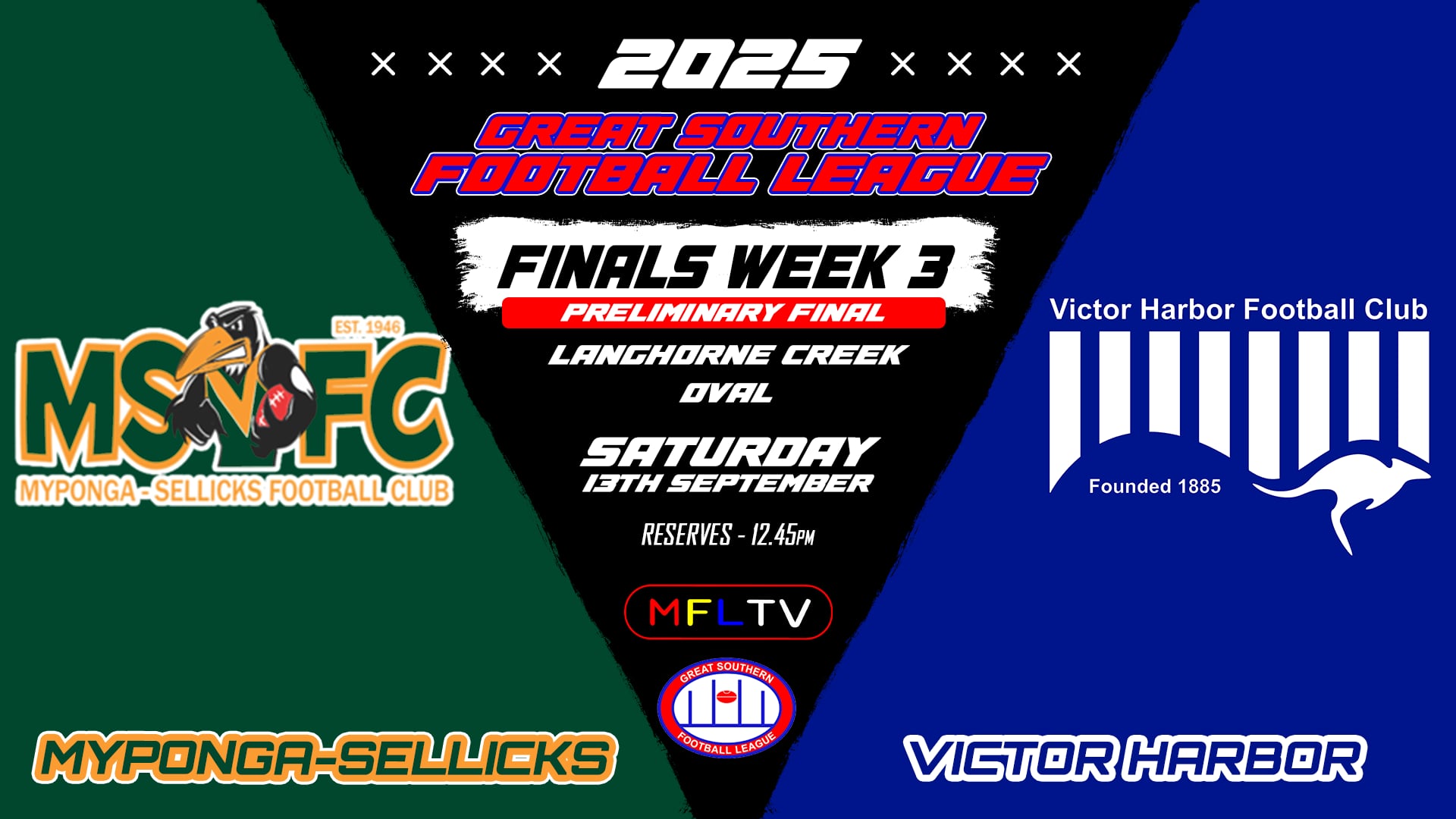 Great Southern Football League - Murraylands Streaming
