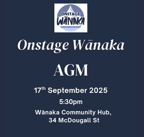 Annual General Meeting of Onstage Wānaka Society Incorporated 