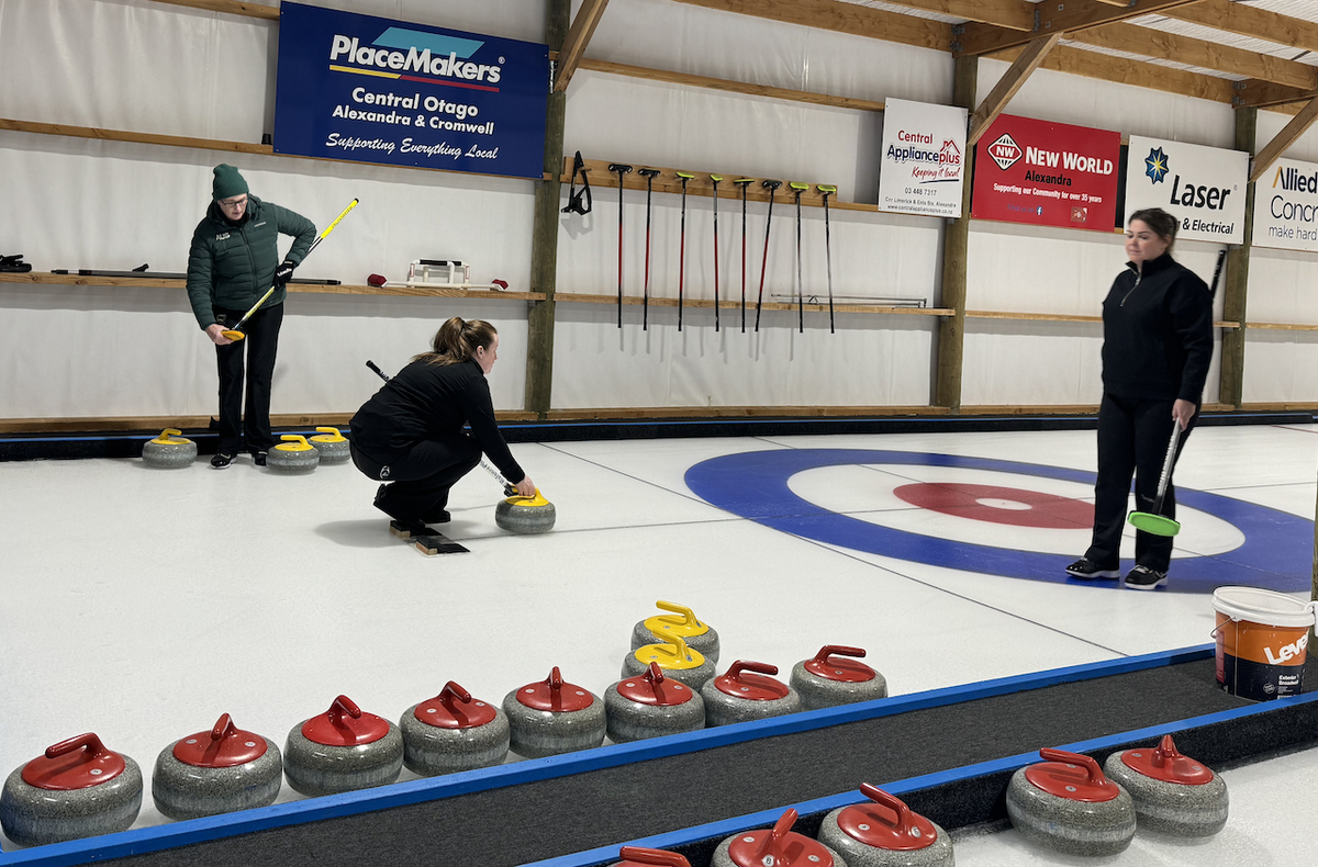 Have a go at curling and ice hockey
