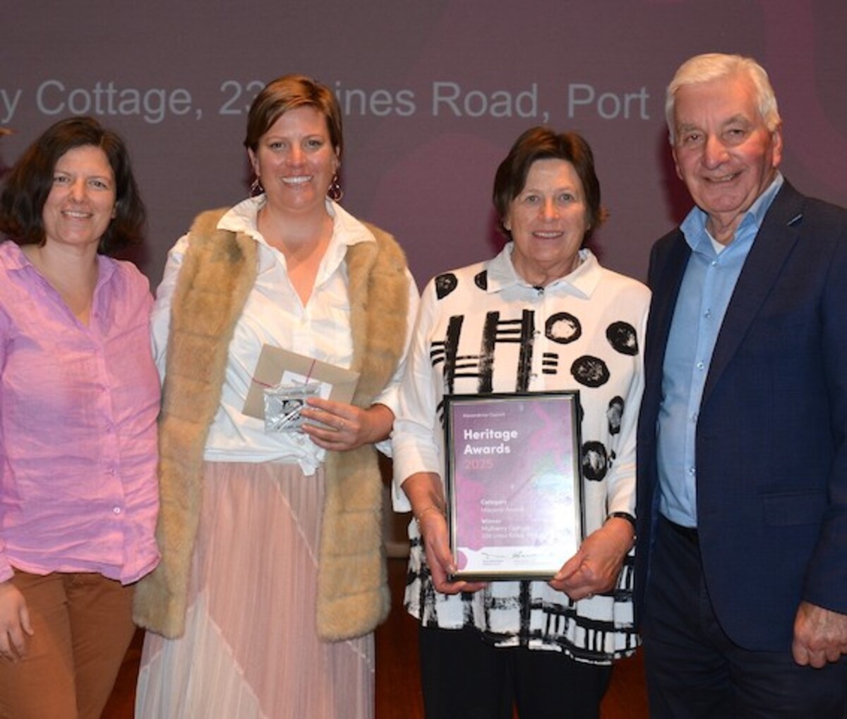 Heritage Award winners for Alexandrina