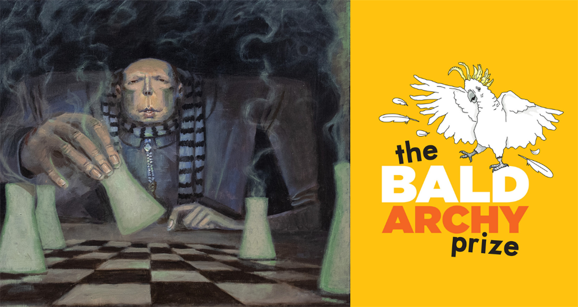 Bald Archy arrives in Broken Hill