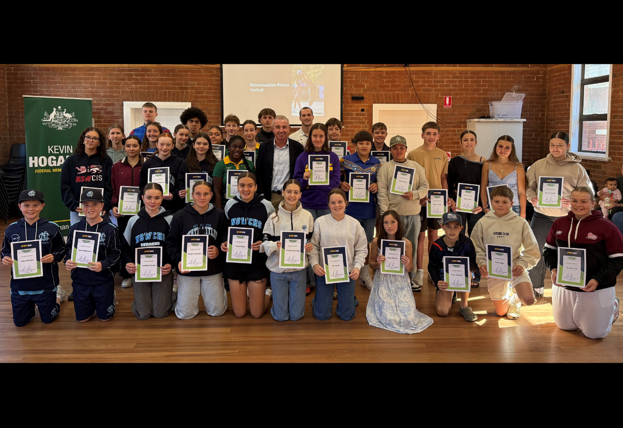 60 young Local Sporting Champions get a financial leg up