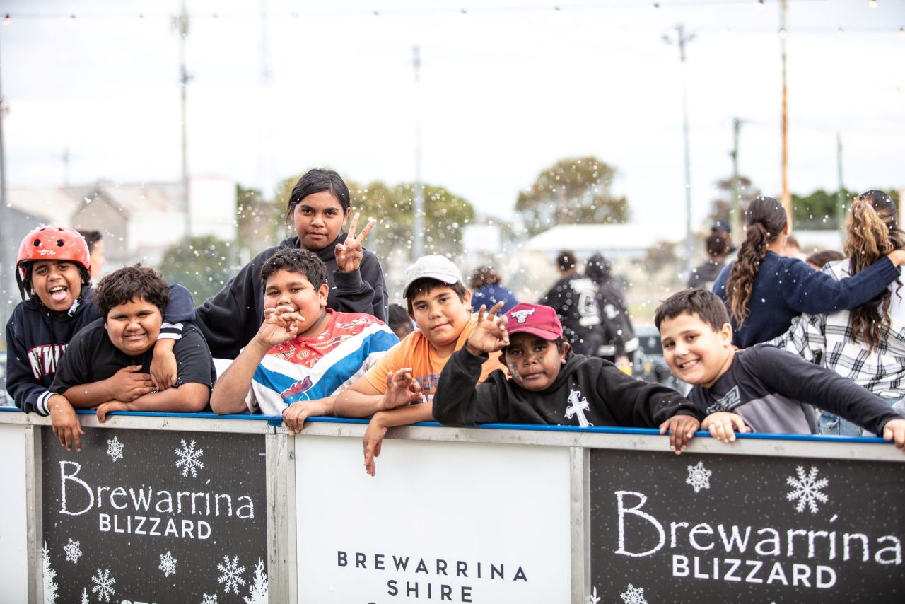 Hordes of visitors skate into Brewarrina