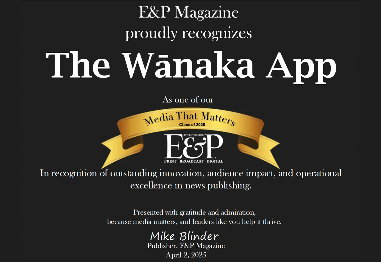 Wānaka App recognised