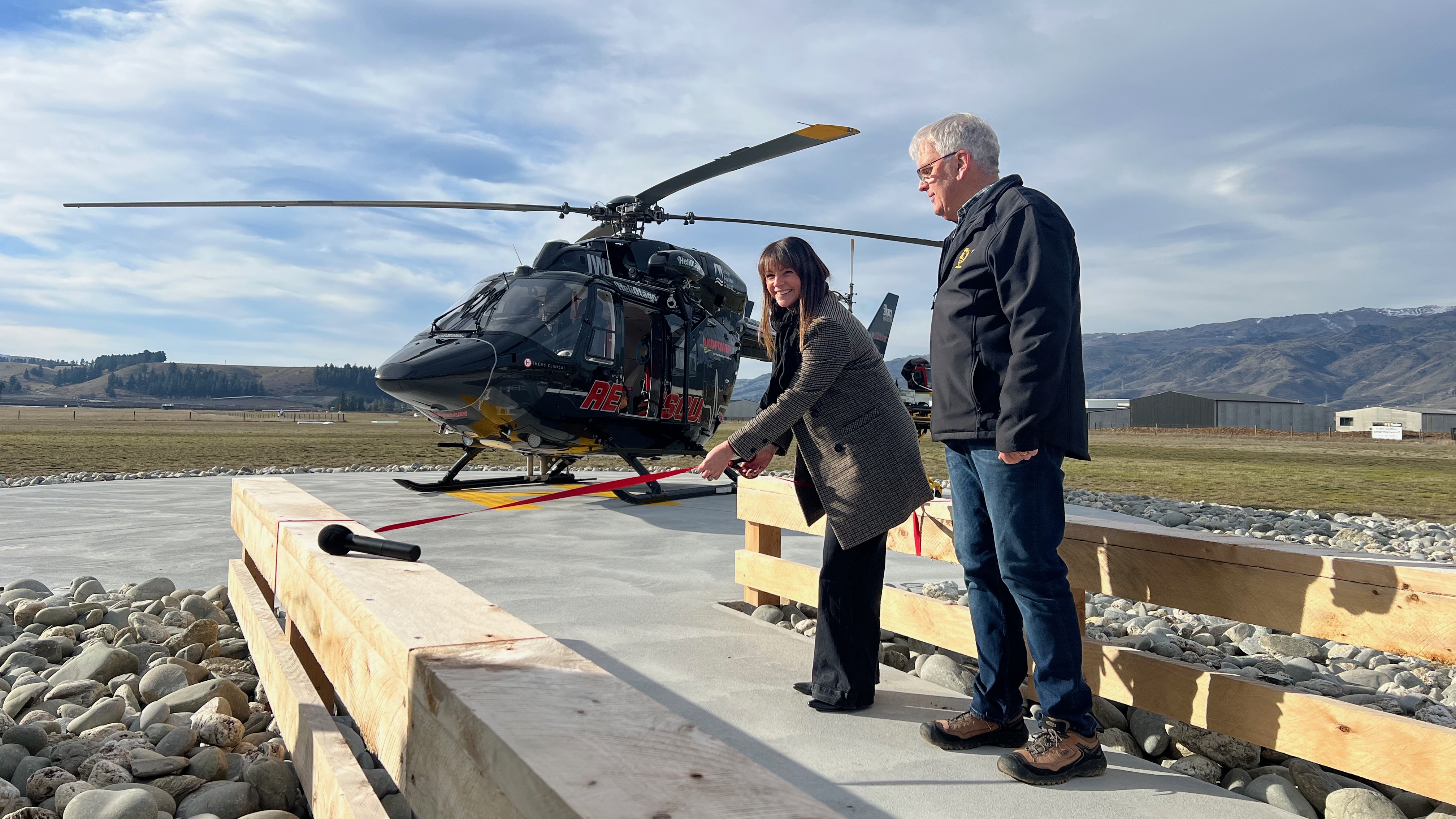 All go for Cromwell’s new emergency helipad