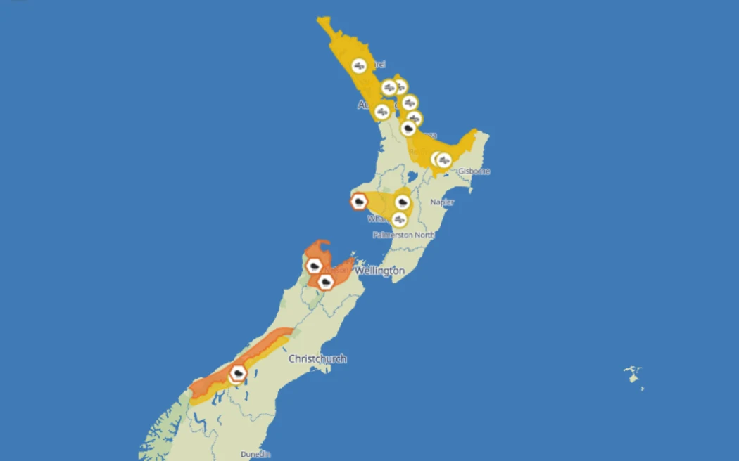 Heavy Rain Warning - Orange