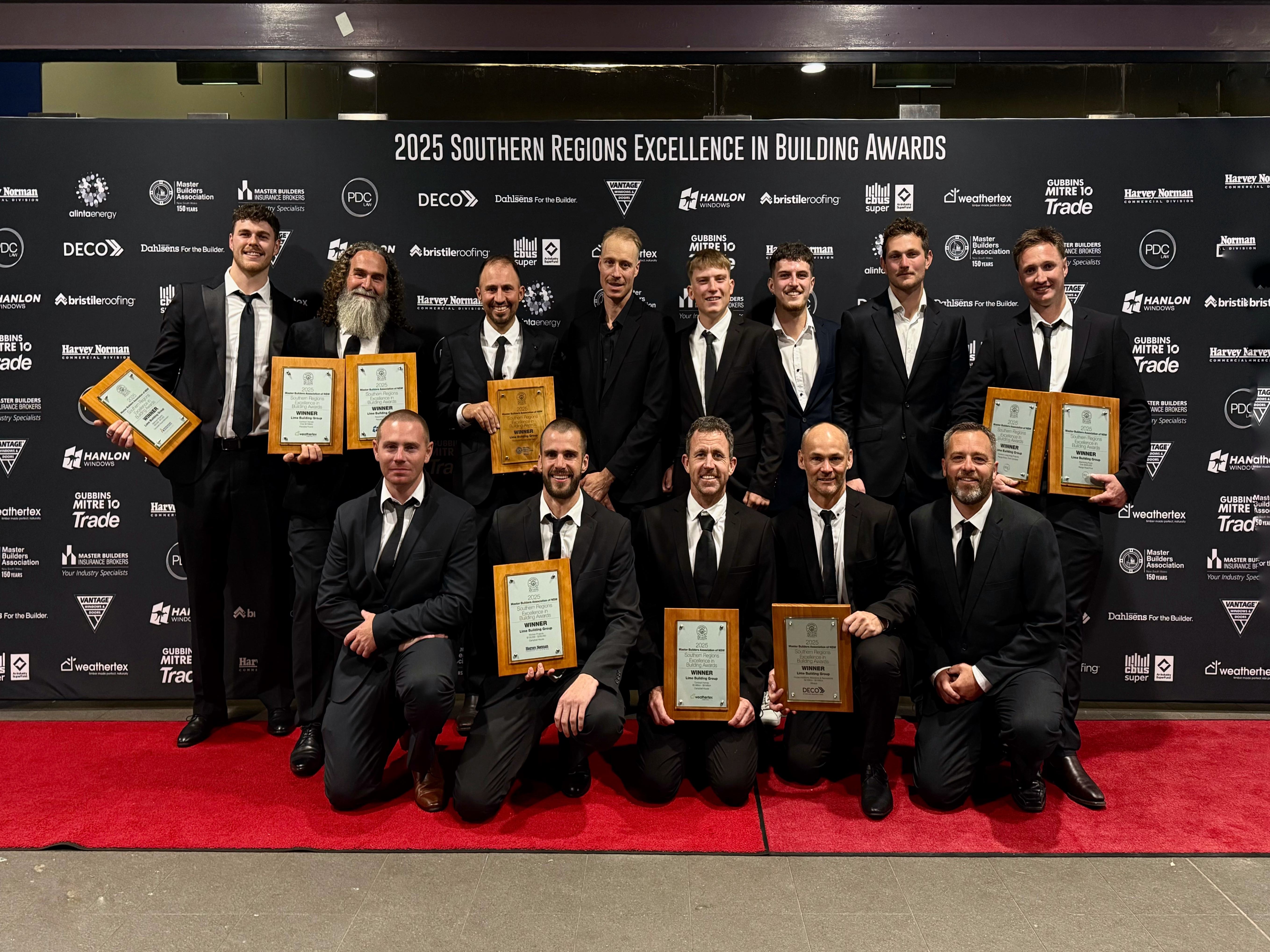 Lime Building Group wins big at Master Builder Awards
