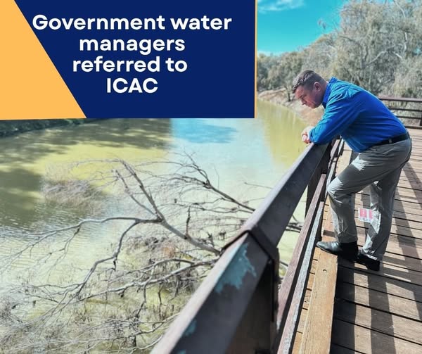 Butler calls for ICAC investigation into water use Toorale National Park