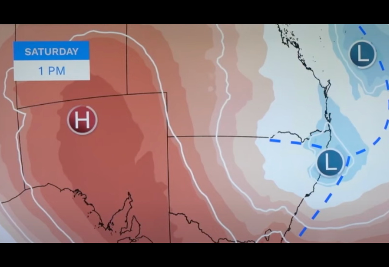 Low pressure system to bring more rain