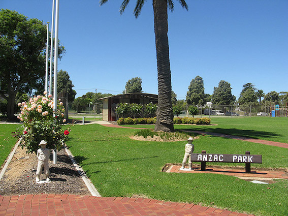 Community planting day at Milang