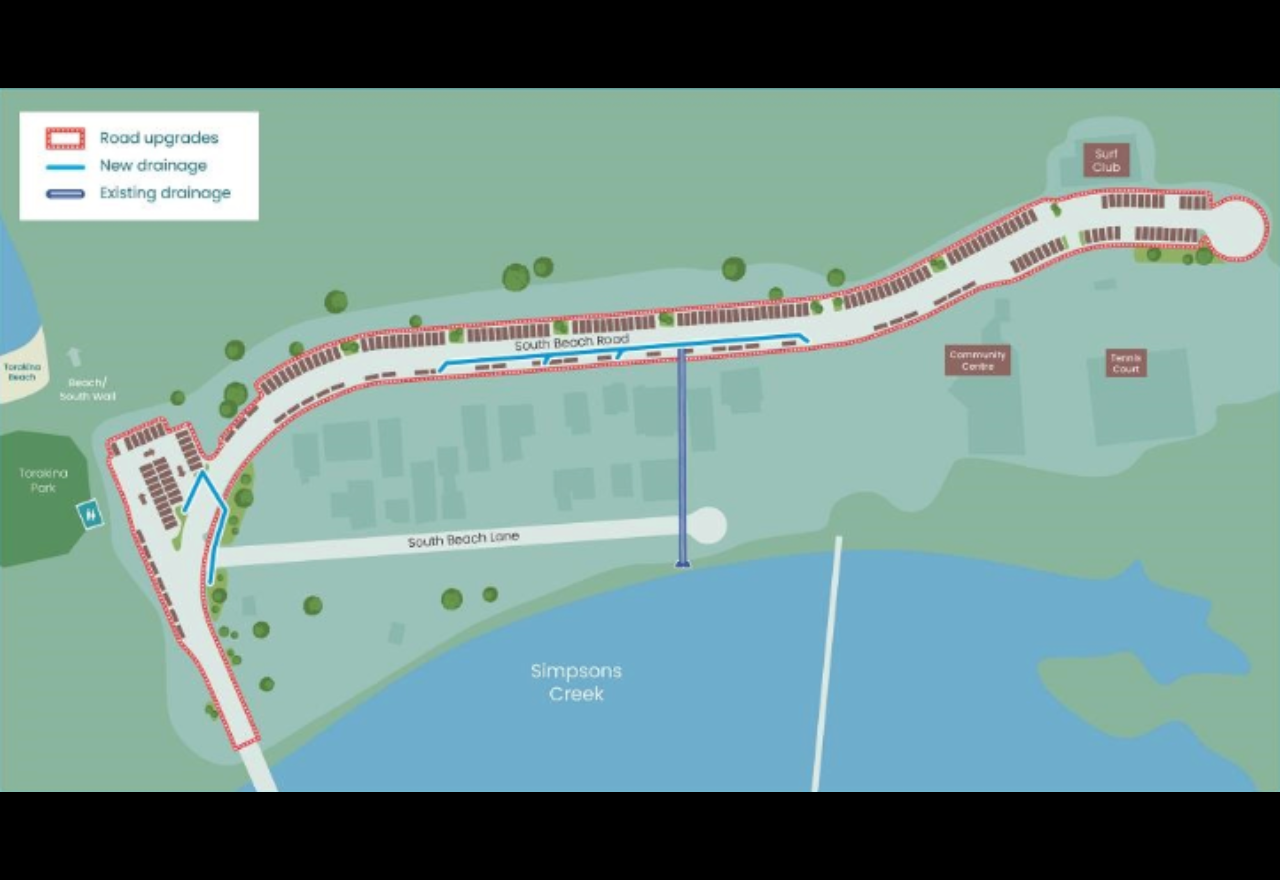 South Beach Road, Brunswick Heads upgrade in the final stretch