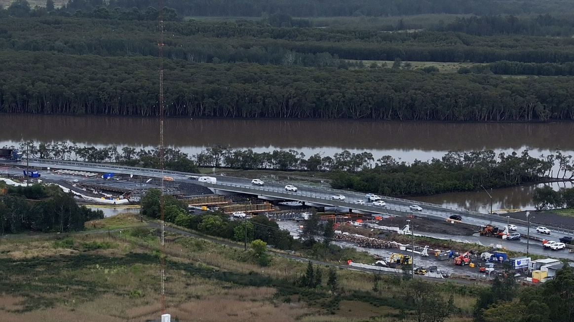 Three lanes now open on part of Hexham straight near Newcastle