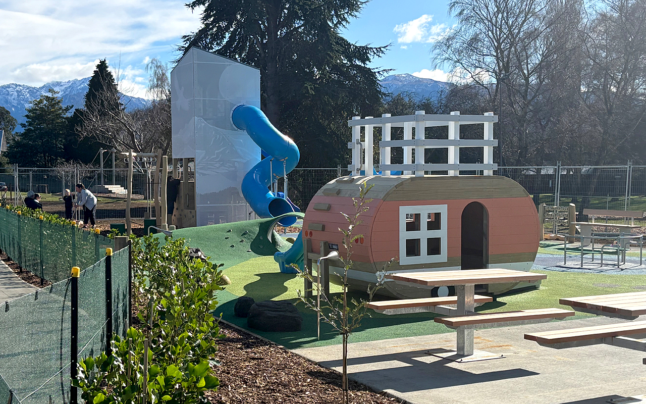 Remodeled Te Anau playground opens to kids
