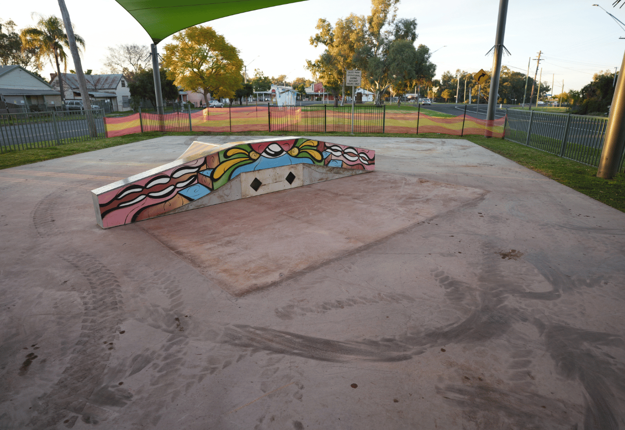 Vehicle crashes into Gulargambone skate park - again