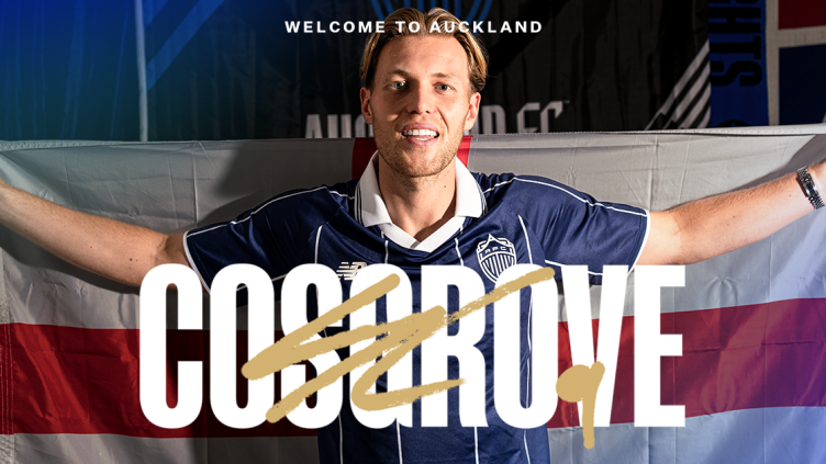Cosgrove Signs for Auckland FC